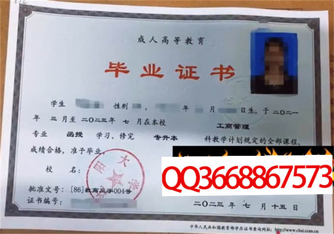 沈阳大学2023年毕业证样本