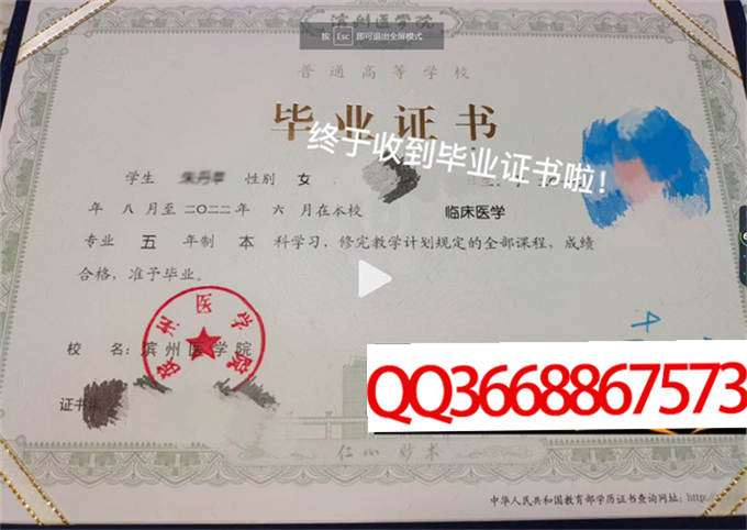 滨州学院2022年毕业证样本