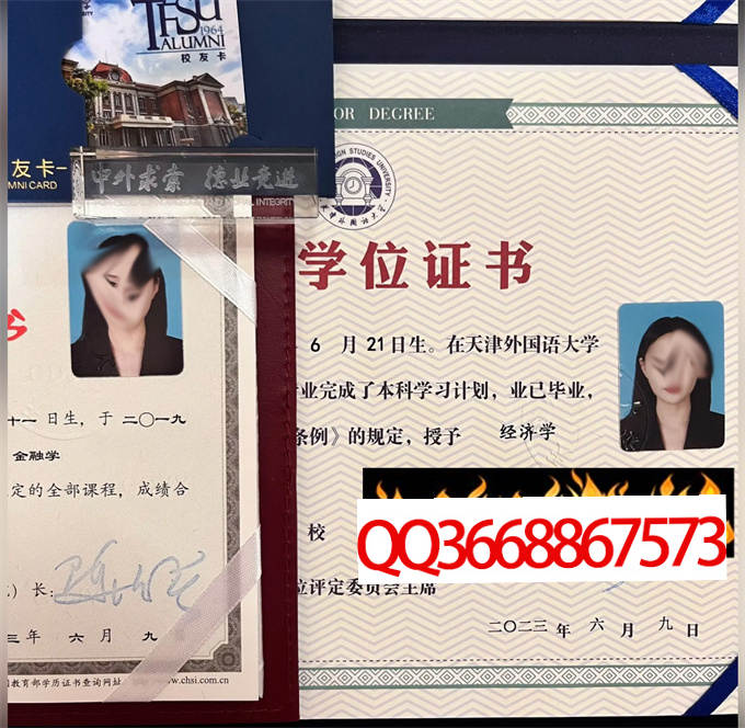 天津外国语大学2023年毕业证样本