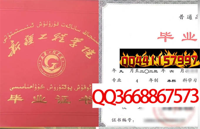 新疆工程学院2023年毕业证样本