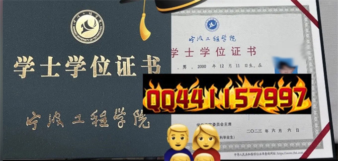 宁波工程学院2023年学位证样本