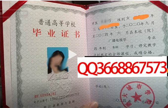 浙大城市学院2024年毕业证样本